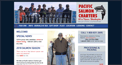 Desktop Screenshot of pacificsalmoncharters.com